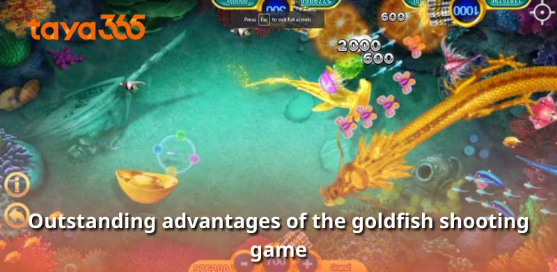 Outstanding advantages of the goldfish shooting game