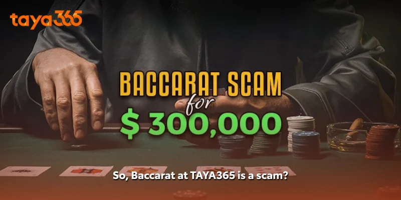 So, Baccarat at TAYA365 is a scam